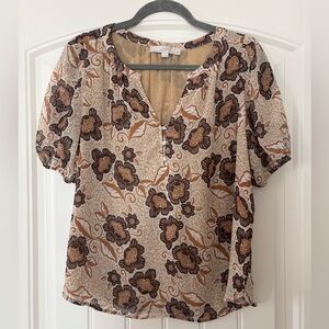 LOFT Floral Print Women's Top